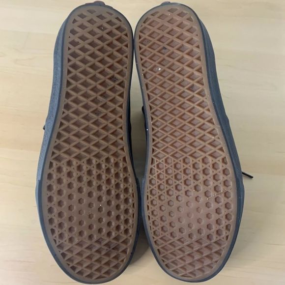 Vans Off The Wall Black Canvas Shoes size 9.5Mens/11Womens - Picture 8 of 9